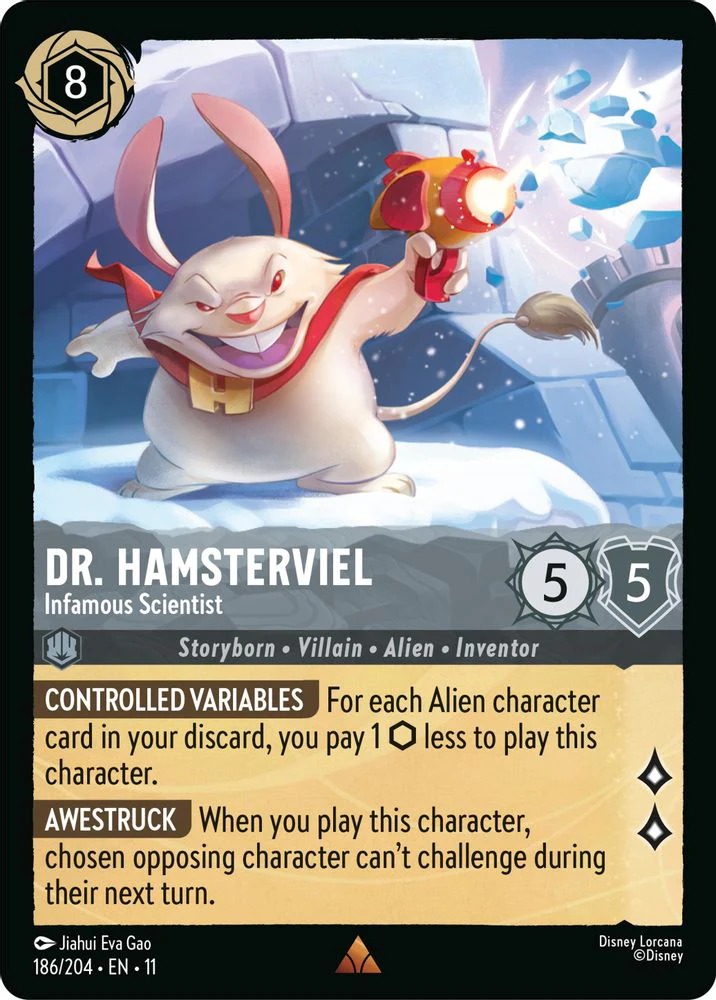 Dr. Hamsterviel (Infamous Scientist) - 186/204 - Rare