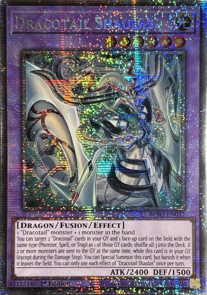 Dracotail Shaulas - BPRO-EN037 - Starlight Rare - 1st Edition