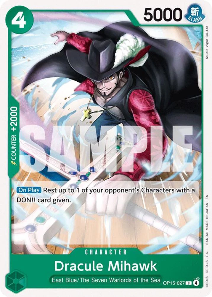 Dracule Mihawk - OP15-027 - Common