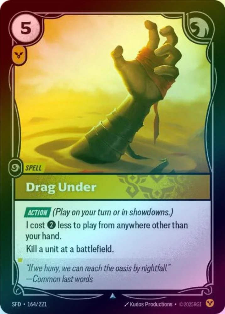 Drag Under - 164/221 - Uncommon (Foil)