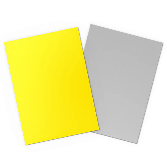 Dragon Shield - 100ct Standard Size - Dual Matte - Yellow and Silver - Image 2