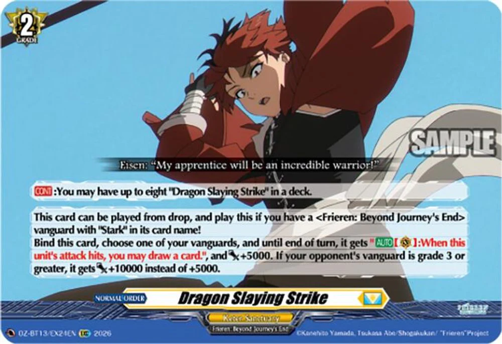 Dragon Slaying Strike - DZ-BT13/EX24EN - Extra Common