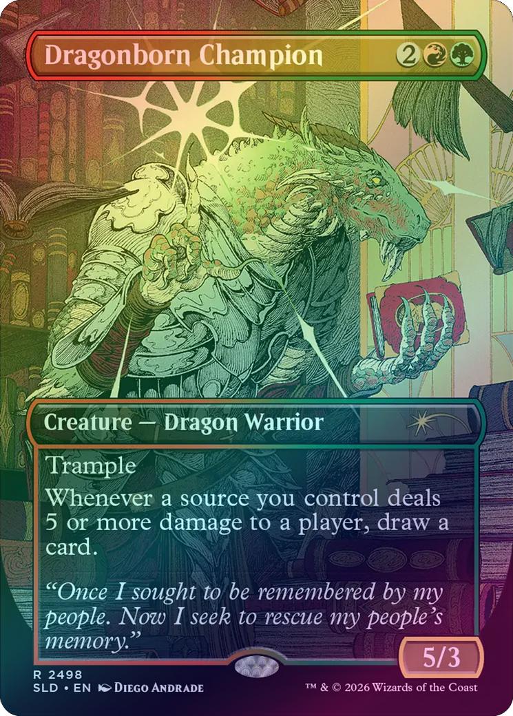 Dragonborn Champion - D&D: Whispers In Candlekeep (Foil) (SLD)