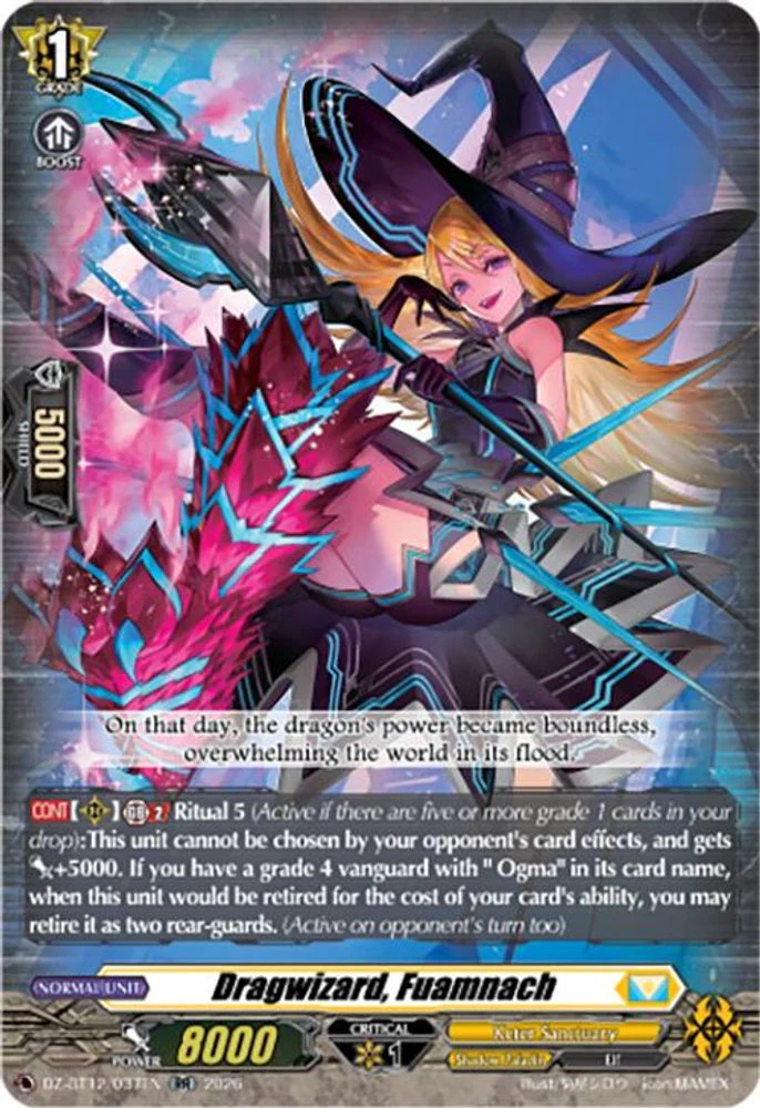 Dragwizard, Fuamnach - DZ-BT12/037EN - Double Rare