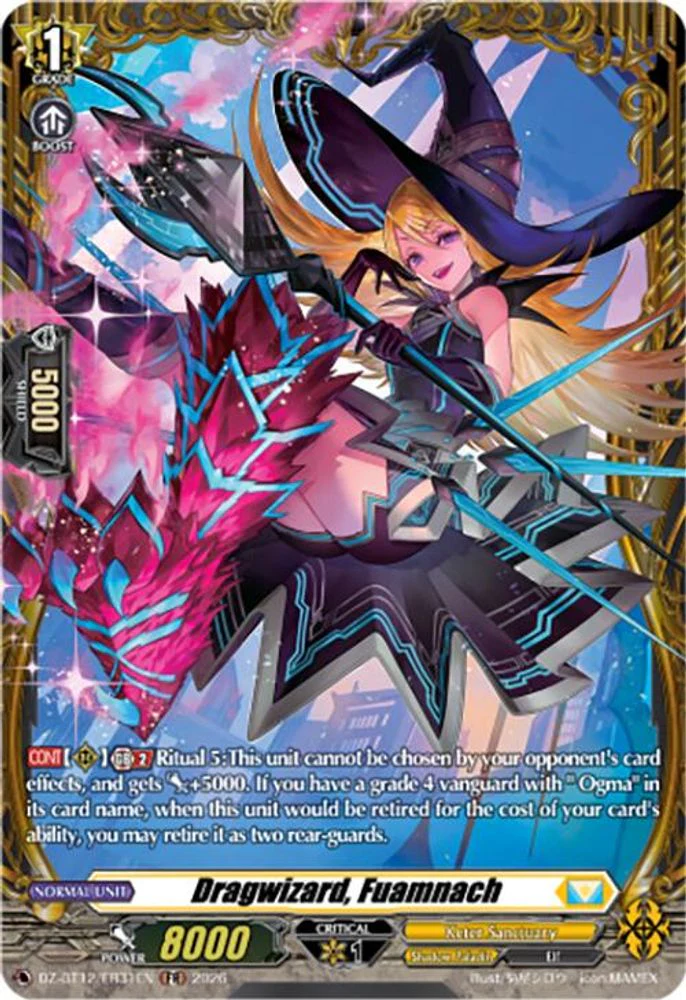 Dragwizard, Fuamnach (FR) - DZ-BT12/FR31EN - Frame Rare