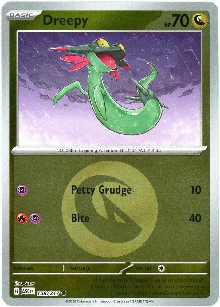 Dreepy (Energy Symbol Pattern) - 158/217 - Common