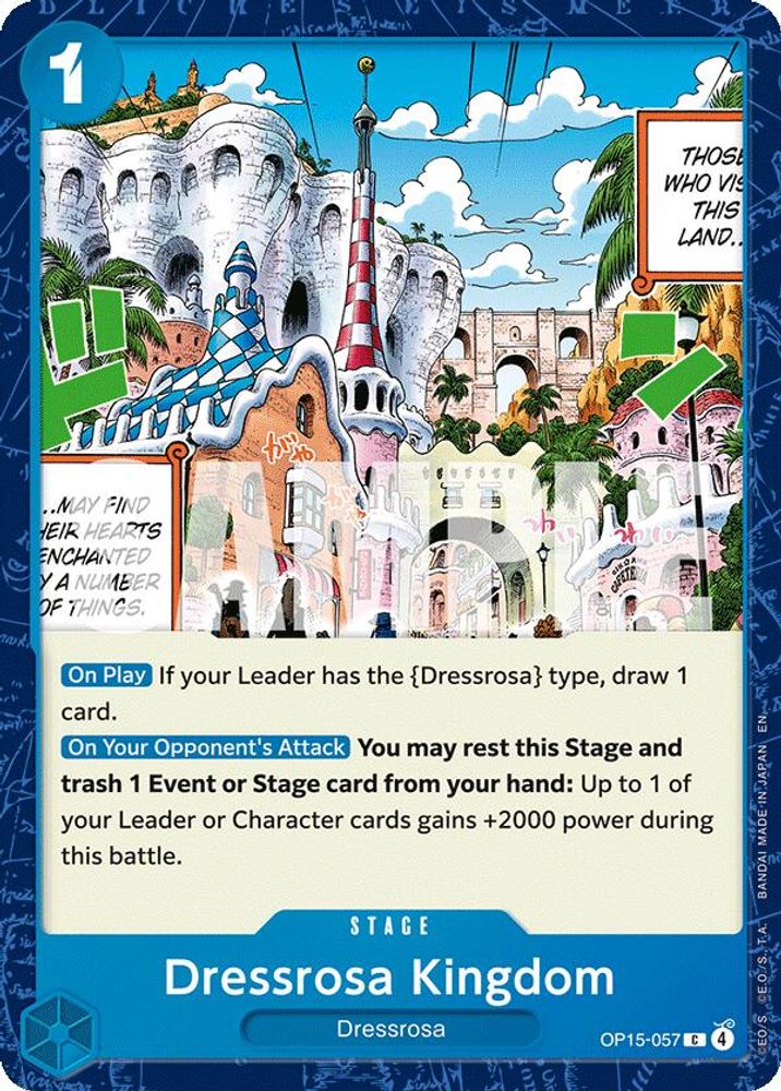 Dressrosa Kingdom - OP15-057 - Common