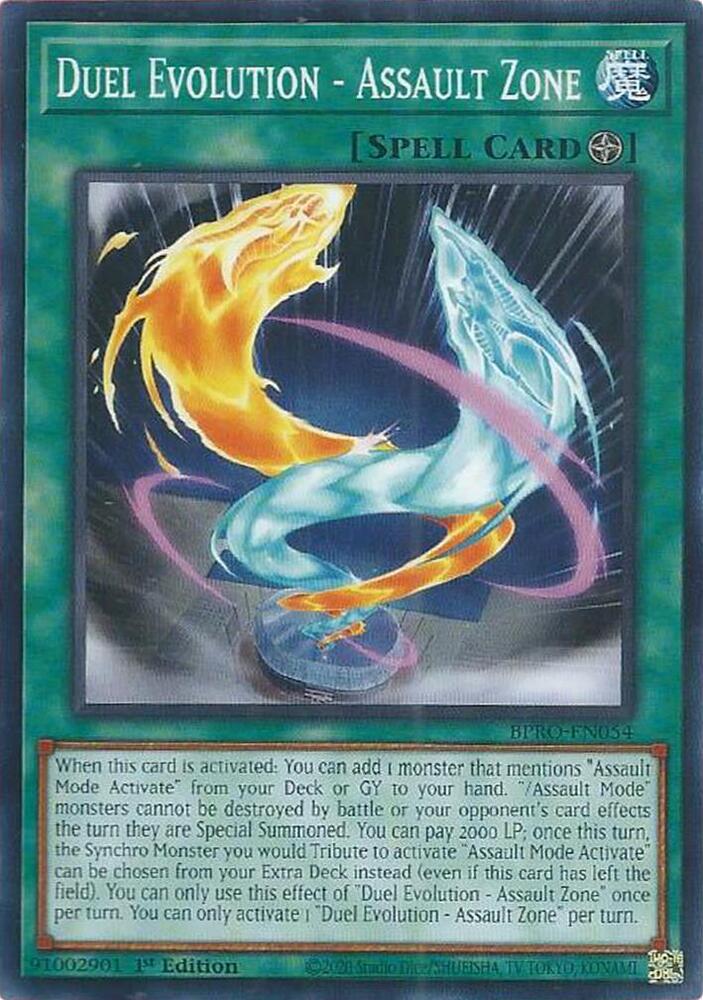 Duel Evolution - Assault Zone - BPRO-EN054 - Common - 1st Edition