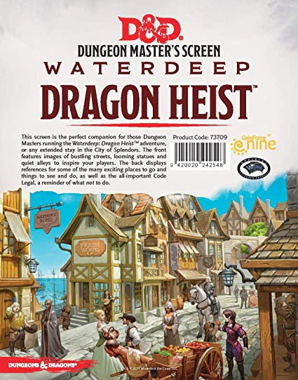 Dungeons & Dragons - 5th Edition - Dungeon Master's Screen - Waterdeep: Dragon Heist