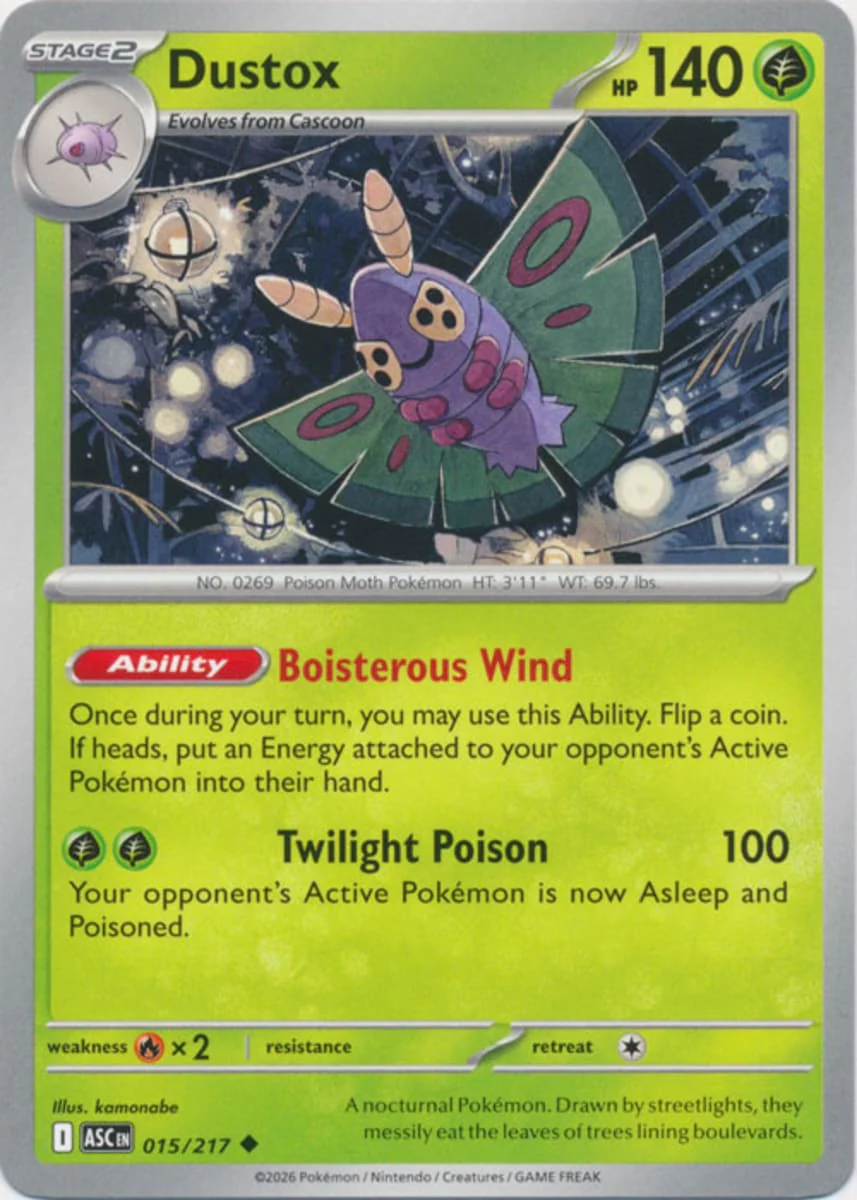 Dustox - 015/217 - Uncommon
