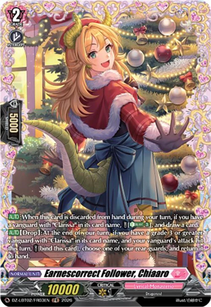 Earnescorrect Follower, Chiaaro (FR) - DZ-LBT02/FR03EN - Frame Rare