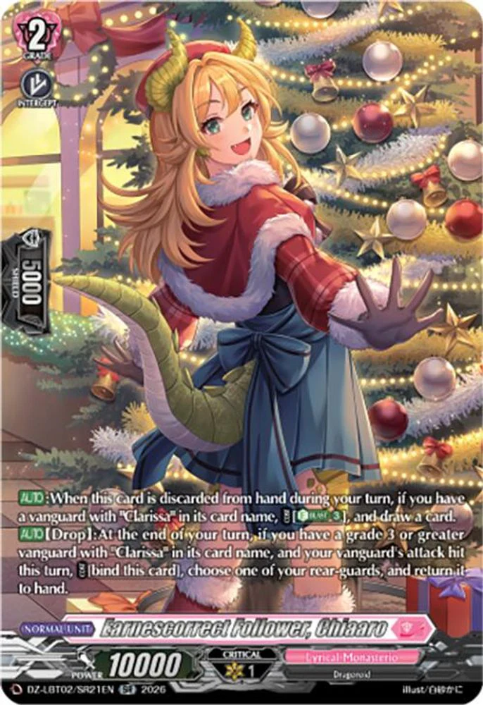 Earnescorrect Follower, Chiaaro (SR) - DZ-LBT02/SR21EN - Silver Rare