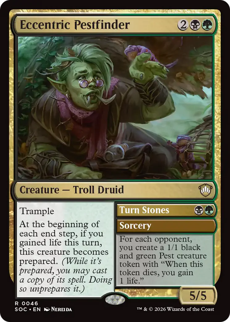 Eccentric Pestfinder // Turn Stones (SOC)
