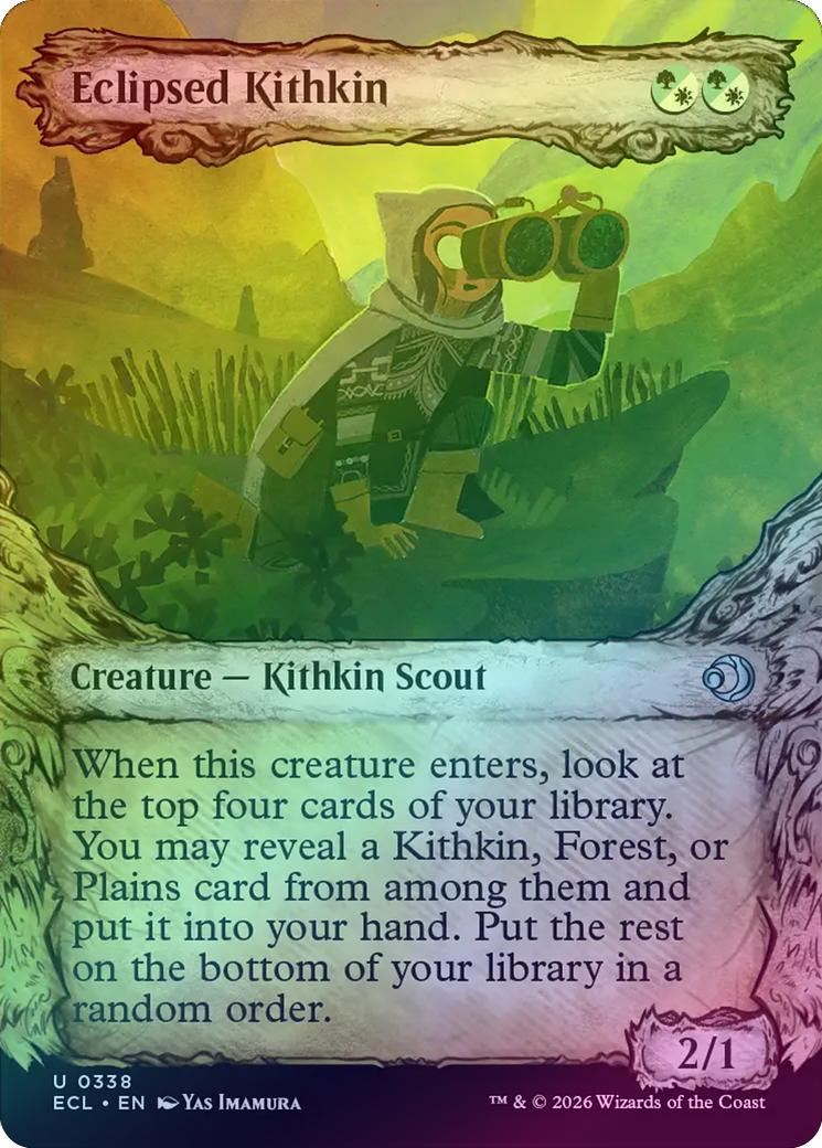 Eclipsed Kithkin - Fable Frame Showcase (Foil) (ECL)