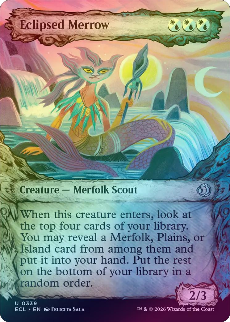 Eclipsed Merrow - Fable Frame Showcase (Foil) (ECL)