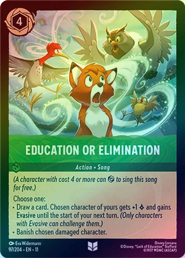 Education or Elimination - 97/204 - Uncommon (Foil)