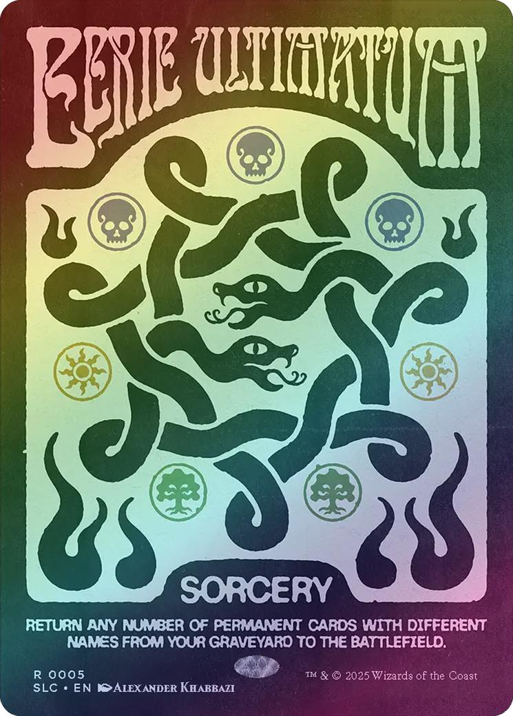 Eerie Ultimatum - Encyclopedia of Magic (Foil) (SLC)