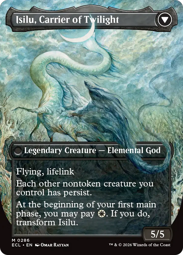 Eirdu, Carrier of Dawn // Isilu, Carrier of Twilight - Borderless (ECL) - Image 2