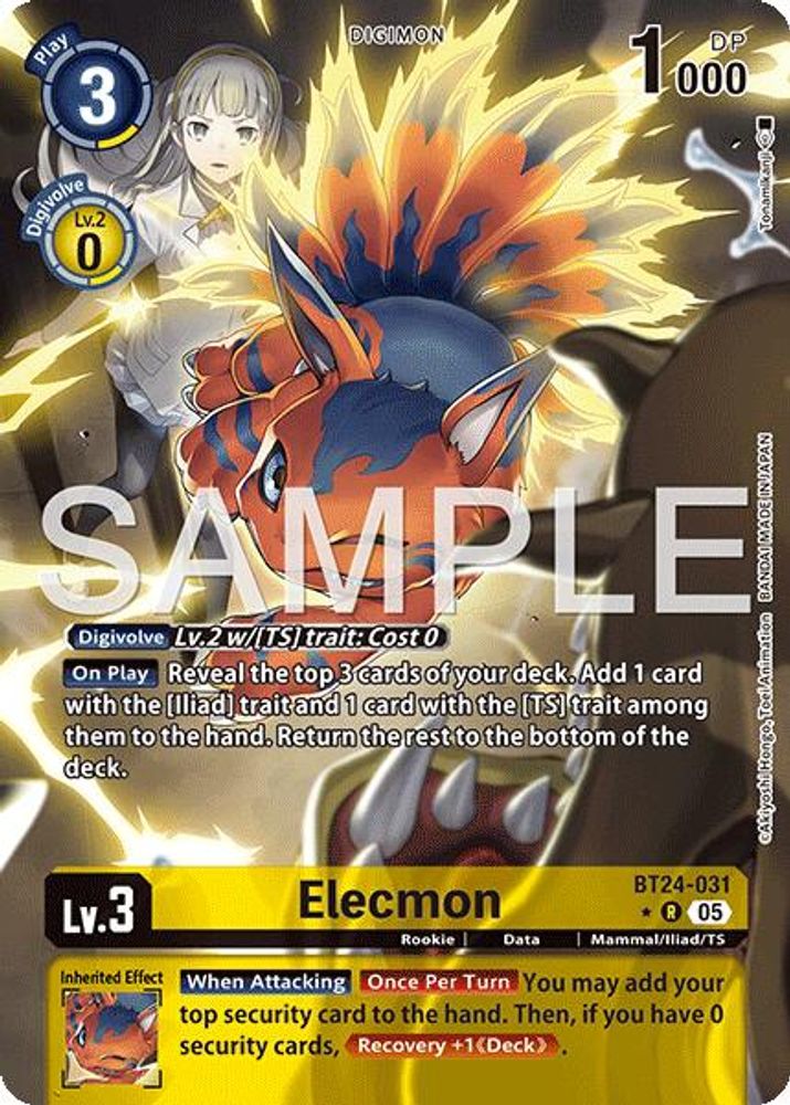 Elecmon (Alternate Art) - BT24-031 - Rare