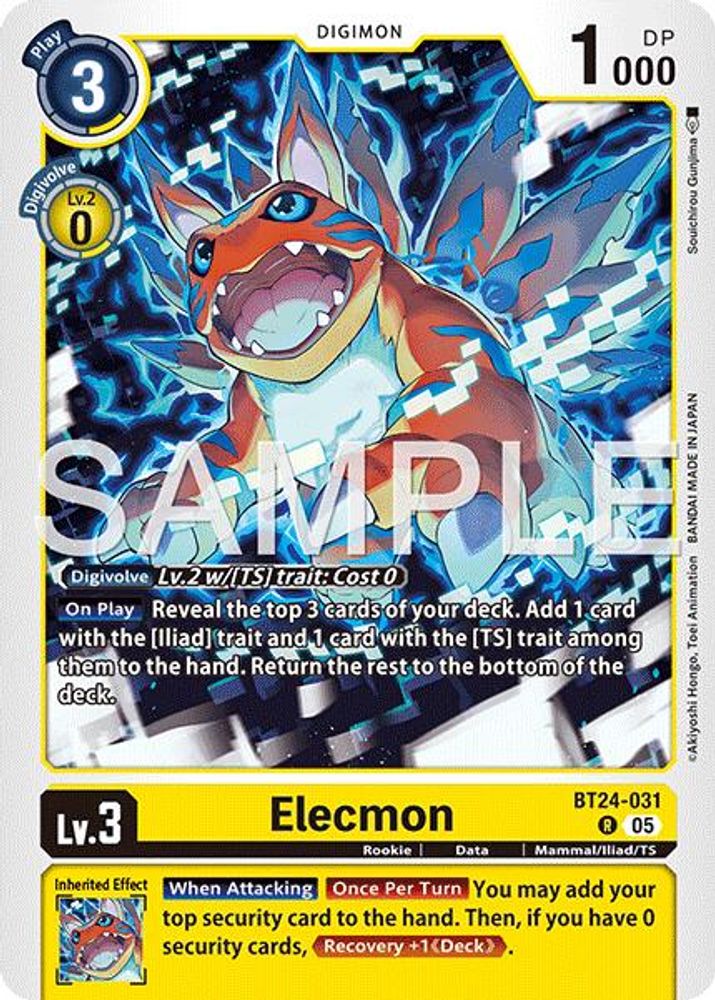Elecmon - BT24-031 - Rare