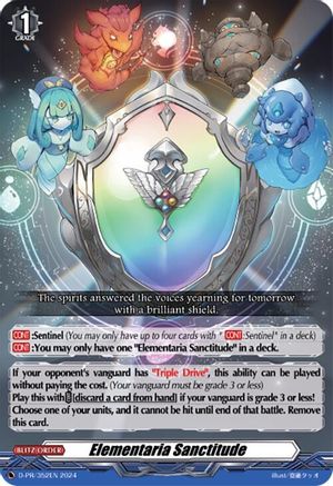 Elementaria Sanctitude (352) - D-PR/352EN - Promo