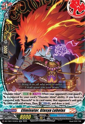 Eliminator, Glasya Labolas - DZ-TB01/033EN - Double Rare