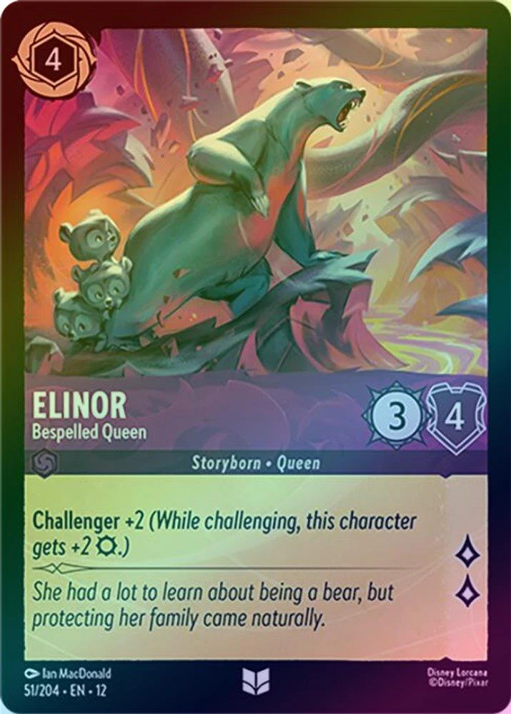 Elinor (Bespelled Queen) - 51/204 - Uncommon (Foil)