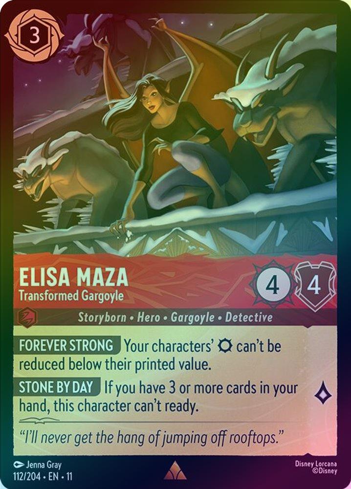 Elisa Maza (Transformed Gargoyle) - 112/204 - Rare (Foil)