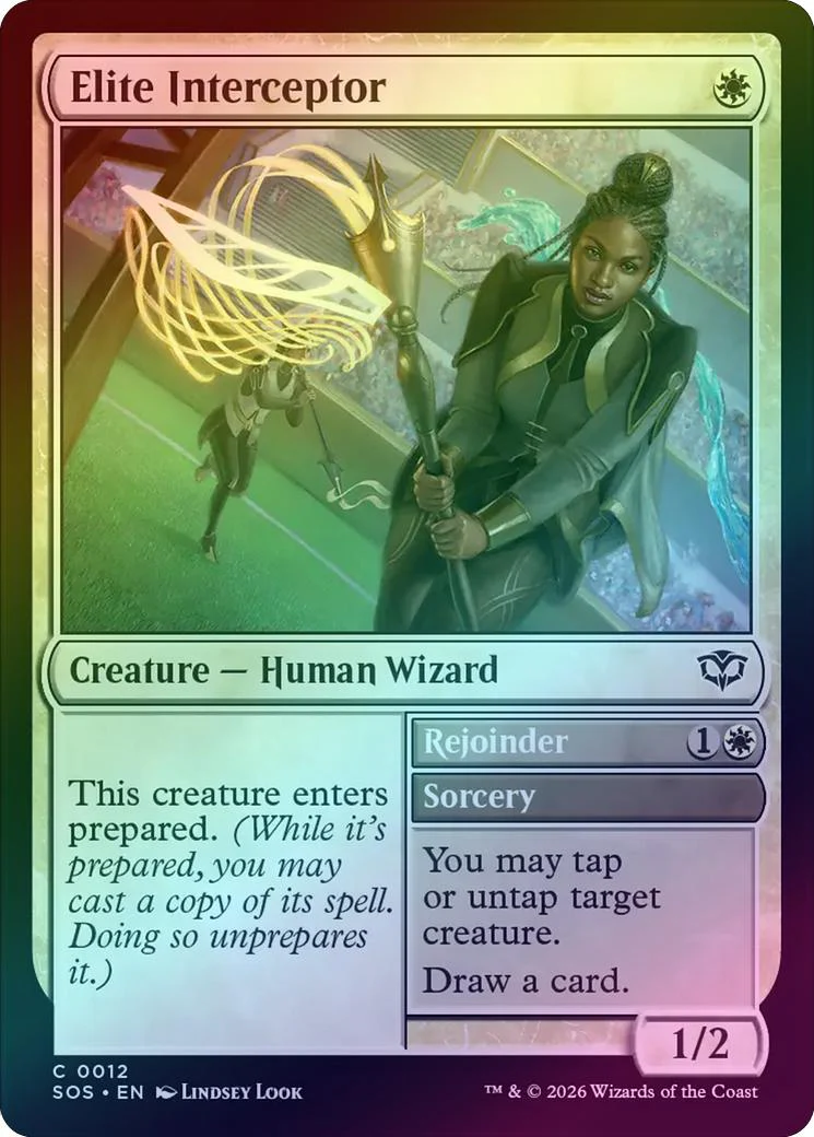 Elite Interceptor // Rejoinder (Foil) (SOS)