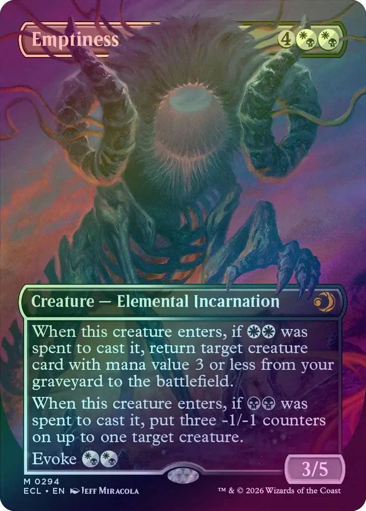 Emptiness - Borderless (Foil) (ECL)