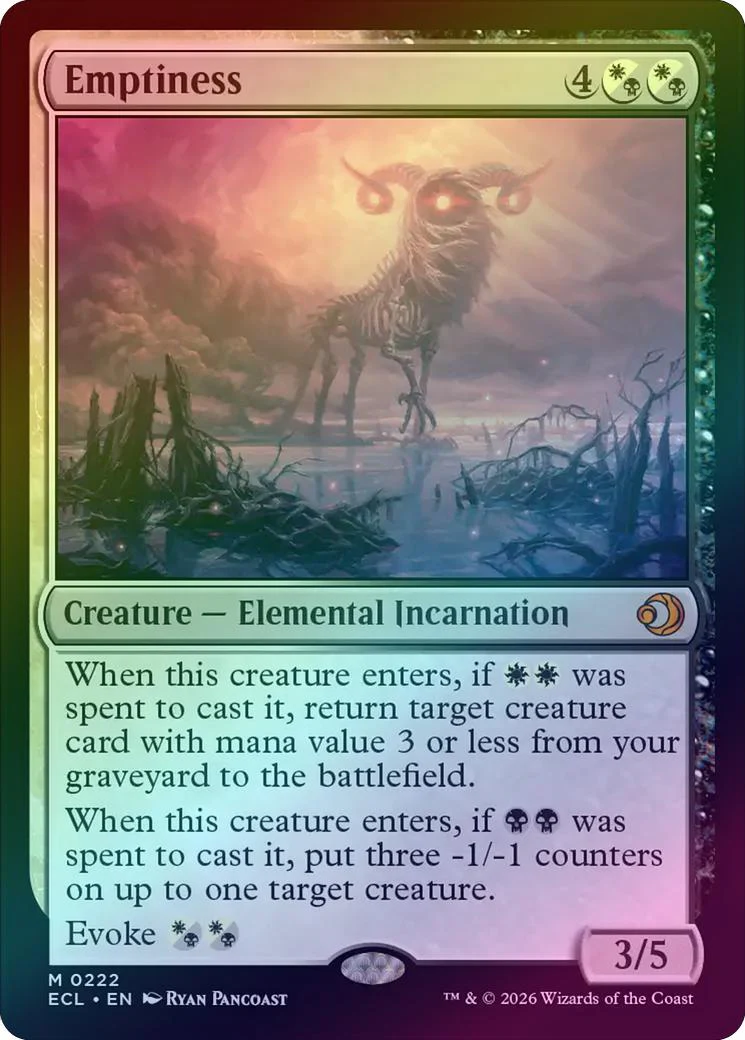 Emptiness (Foil) (ECL)