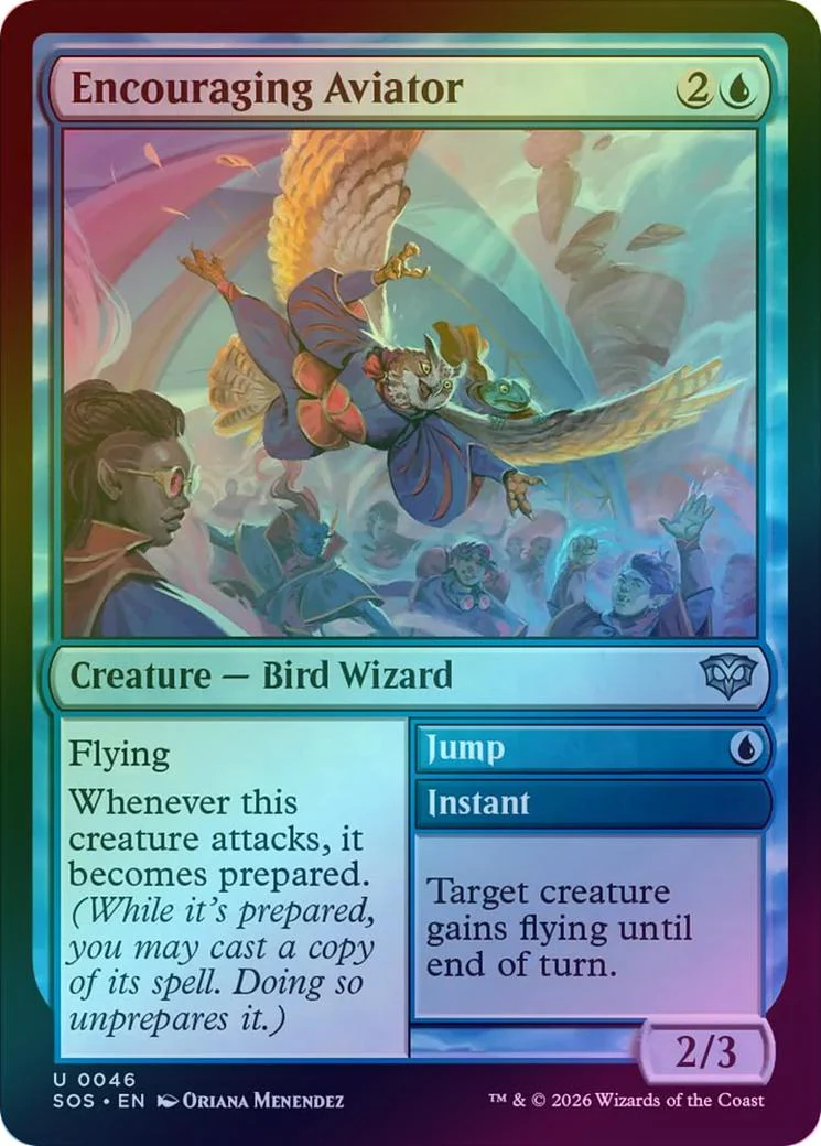 Encouraging Aviator // Jump (Foil) (SOS)