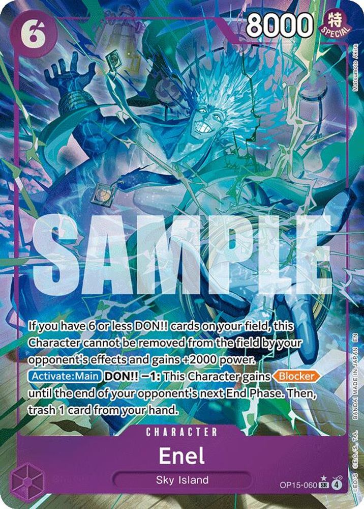 Enel (OP15-060) (Alternate Art) - OP15-060 - Super Rare