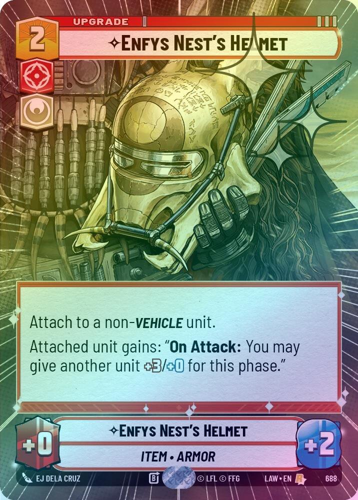 Enfys Nest's Helmet (Hyperspace Foil) - 688 - Rare (Foil)
