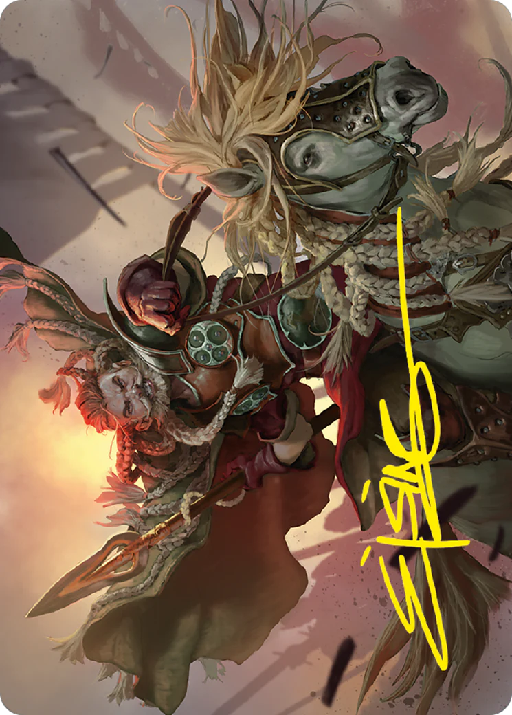 Éomer of the Riddermark - Art Series (Gold-Stamped Signature) (ALTR)