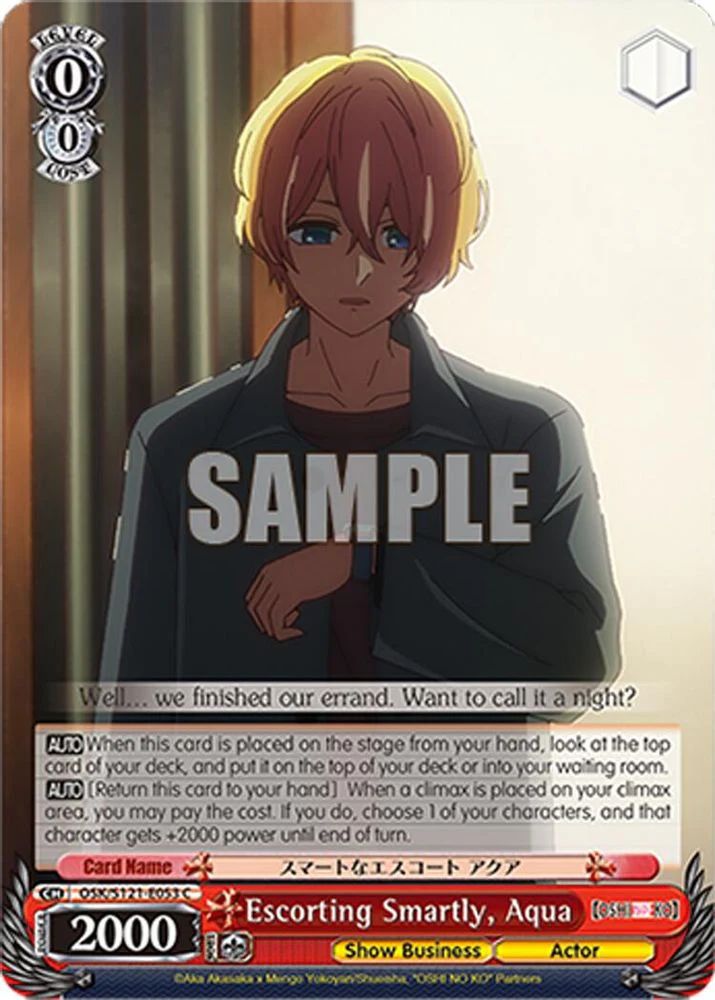 Escorting Smartly, Aqua - OSK/S121-E053C - Common