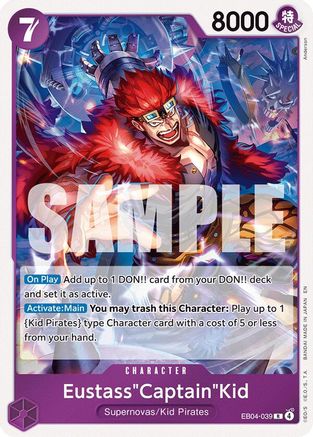 Eustass"Captain"Kid - EB04-039 - EB04-039 - Rare