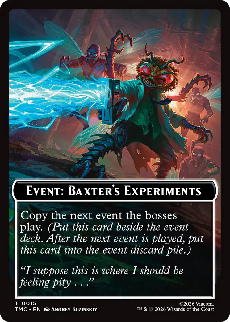 Event: Baxter's Experiments Token (TTMC)
