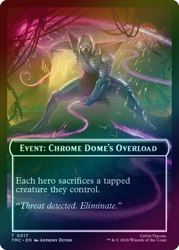 Event: Chrome Dome's Overload Token (Foil) (TTMC)
