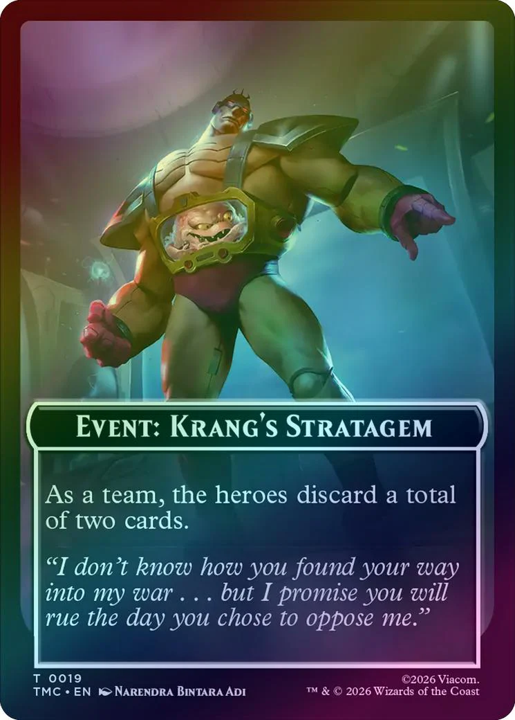 Event: Krang's Stratagem Token (Foil) (TTMC)