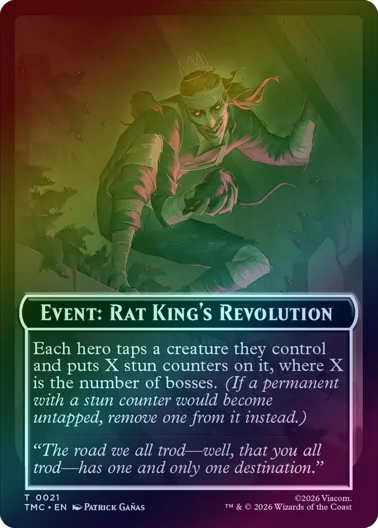 Event: Rat King's Revolution Token (Foil) (TTMC)