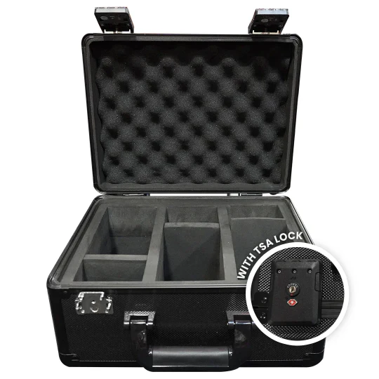 Evoretro - 3-Row Aluminum-Graded Case with TSA Lock - Various Colours - Image 3