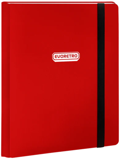 Evoretro - 9 Pocket Binder w/Elastic - Various Colours