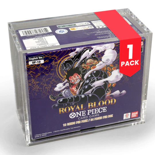 Evoretro - Acrylic Case Display - One Piece TCG Booster Box