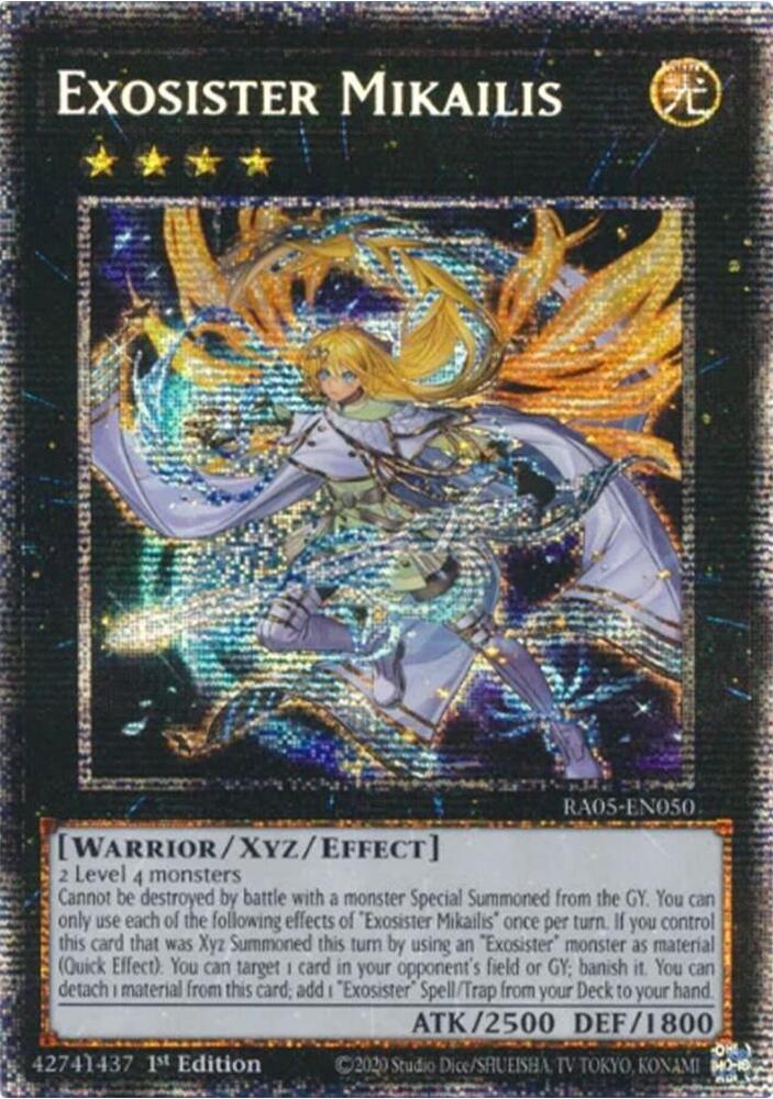Exosister Mikailis - RA05-EN050 - Starlight Rare - 1st Edition
