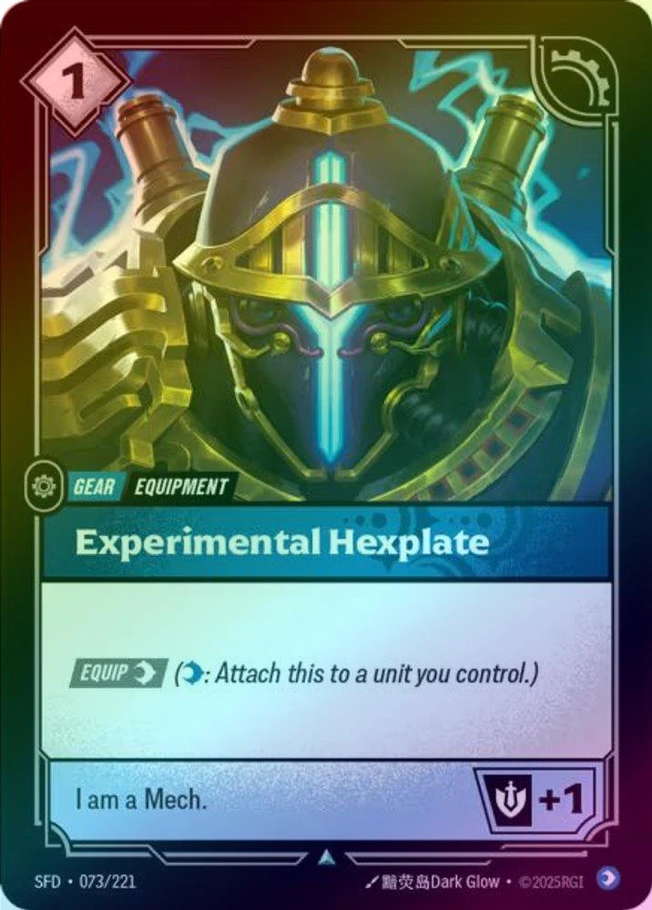 Experimental Hexplate - 073/221 - Uncommon (Foil)
