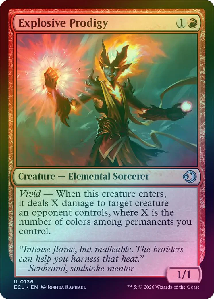 Explosive Prodigy (Foil) (ECL)