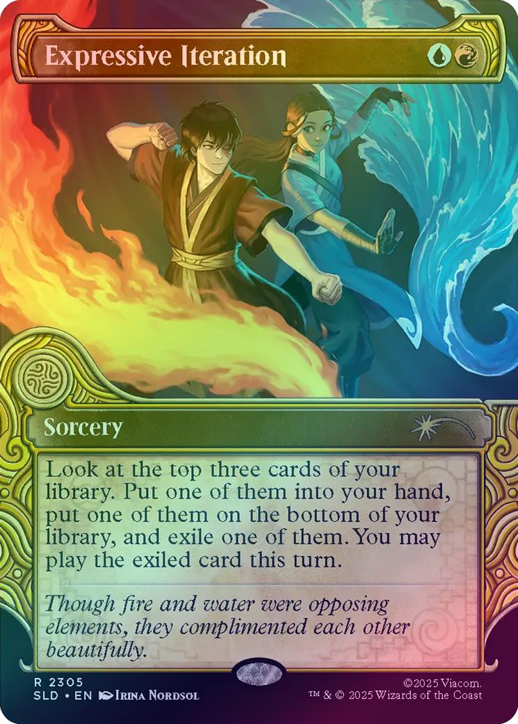 Expressive Iteration - ATLA: One With The Elements (Rainbow Foil) (SLD)