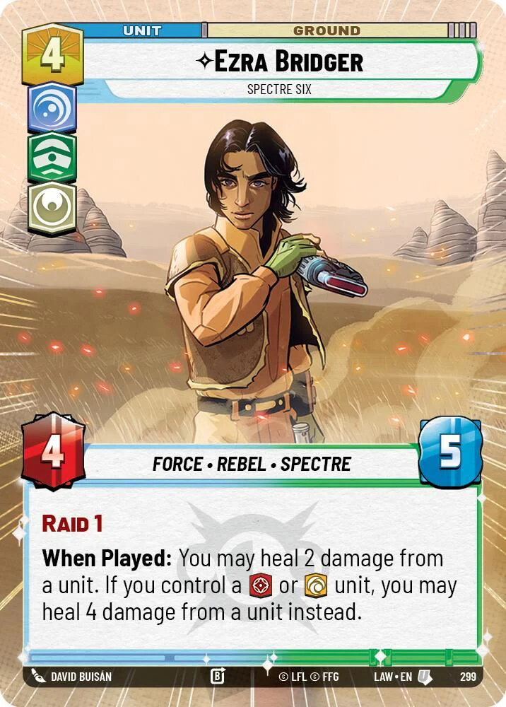 Ezra Bridger - Spectre Six (Hyperspace) - 299 - Uncommon