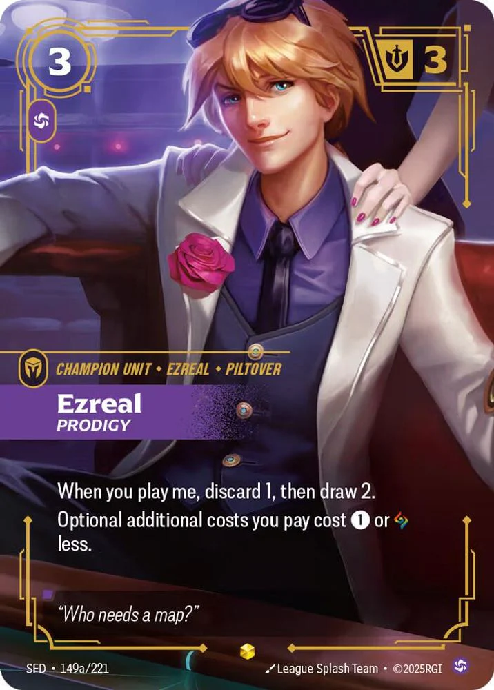 Ezreal - Prodigy (Alternate Art) - 149a/221 - Showcase
